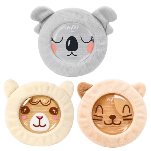 Hilph Kids Ice Packs for Boo Boos, FSA Eligible, HSA Approved, 3 Gel Toddler Cold Packs with Cute Cover for Injuries Reusable, Hot Cold Compress for Pain Relief, Toothache, Wisdom Teeth, Fever - style: B-Koala&Alpaca&Cat