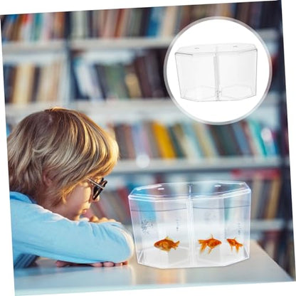 HANABASS Fish Breeder Box Isolation Tank for Betta Fish Easy to Clean and Observe for Home Aquariums and Hatching