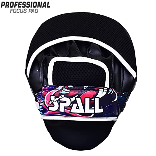 Curved Boxing Pads - Boxing Mitts and Punch Pads, Muay Thai MMA Focus Boxing Mitts Suitable for Boxing, Kickboxing, Karate, and Martial Arts - color: Viper-Multi