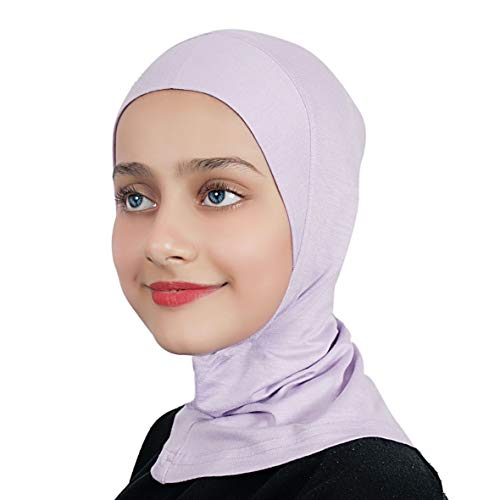 AL AMIRA Girls Hijab - One pcs Ninja Hijab - headband - underscarf Cap - - color: Lavender