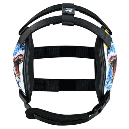 ROAR-INT Kid's Ear Guard BJJ Grappling Head Guard Adjustable Wrestling Headgear for Boys and Girls Earguard MMA Jiu Jitsu (Shark) - color: Shark