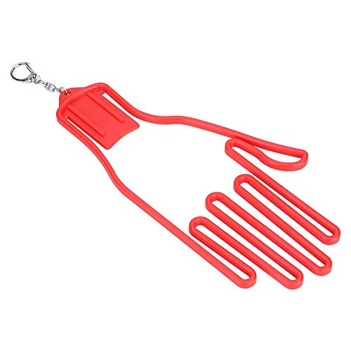 Tbest Gloves Holder, Gloves Stretcher, Plastic Gloves Keeper Stretcher Gloves Support Frame Rack Holder Glove Shaper for, Baseball, Racquetball, Tennis, and Football(Red) Glove Holder