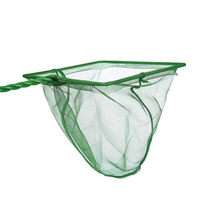 Aquarium Fishing Net Fish Tank Cleaning Tools Fine Mesh Net with Plastic Handle Green 8 Inch - size: 8 Inch (Pack of 2)