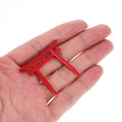 PRETYZOOM 4 Pcs Aquarium Torii Sculpture Fish Tank Ornament Japanese Style Gate for Aquarium Crafts Garden Landscape Decoration Fish Tank DIY Decor Miniature Landscape Accessory