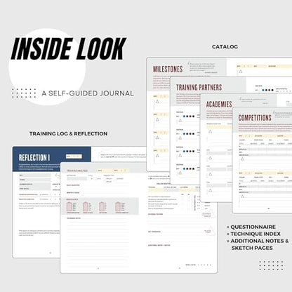 The Practitioner's Journal | BJJ Training Log & Jiu Jitsu Journal — Hardcover, Leather-Bound | Brazilian Jiu-Jitsu, Grappling & Wrestling | Gift for Serious Practitioners