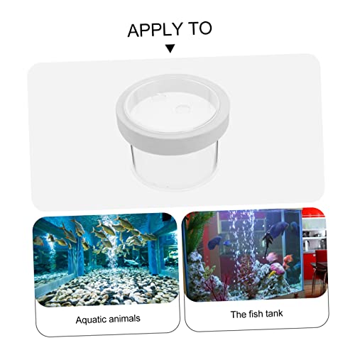 Floating Acrylic Fish Tank Breeding Box Durable Fish Isolation Container for Small Fish Easy Observation with Openable Cover for Guppy Betta and Cichlid Aquariums