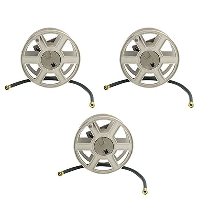 Suncast SWA100 100 Ft. Wall Mount Garden/Yard Hose Reel Side Winder (3 Pack) - size: 3 Pack