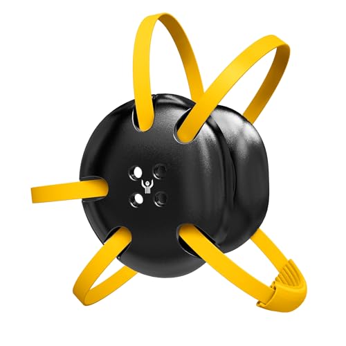 Great Call Athletics Classic Wrestling Headgear, Athletic Gold Straps - style: Black w/ Athletic Gold Straps