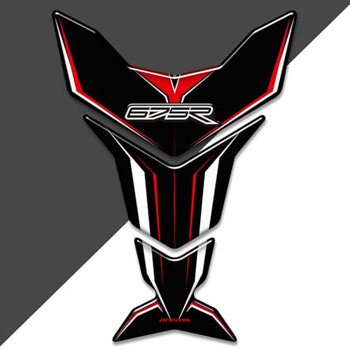 Motorcycle 3D Tank Pad Compatible with Triumph Street Triple Daytona 675 765R RS Stickers Gas Kit Knee Fish Bone Tank Pad Decals Fit for 675 765 R RS Stickers Decals Tank Protection Waterproof (A-20) - color: A-20