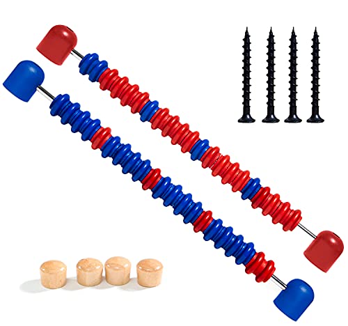 Zdgao Shuffleboard Score Keeper - Abacus Bead Score Counter, Wooden Shuffleboard Scorer for Shuffleboard Tables with Installing Hardwares