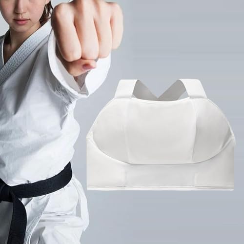 Yiju Taekwondo Chest Guards for Women Protector Accessory Practical Female Boxing Breast Protector for Outdoor Arts Fitness Indoor