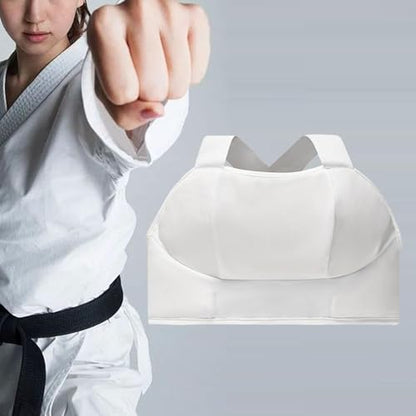 Yiju Taekwondo Chest Guards for Women Protector Accessory Practical Female Boxing Breast Protector for Outdoor Arts Fitness Indoor