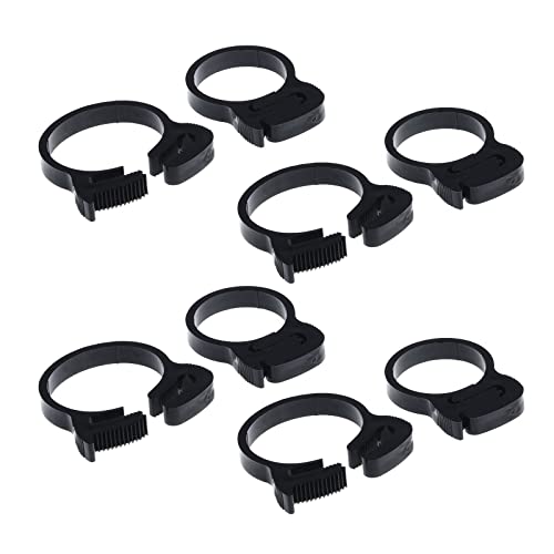 Double Gripping Nylon Hose Clamps, Snap Grip Nylon Plastic Hose Clamps (31.5-34mm (1.25inch), 12pack) - size: 31.5-34mm ( 1.25inch ), 12pack