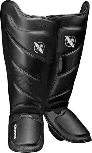 Hayabusa T3 Striking Shinguards - color: Black, size: Large