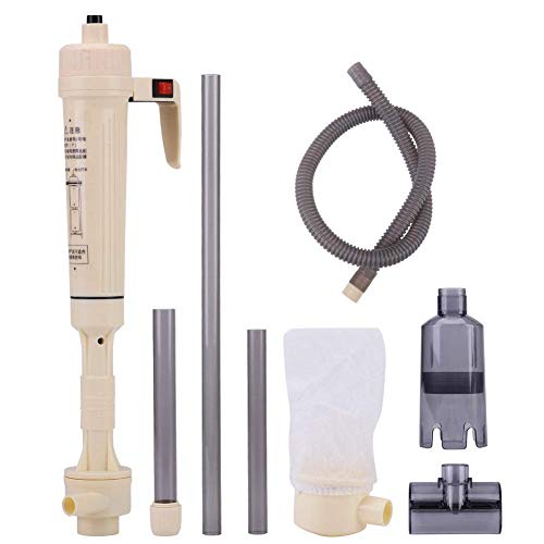 Aquarium Gravel Cleaner, Battery Powered Fish Washer Siphon Water Change Cleaning Tool for Aquarium Fish