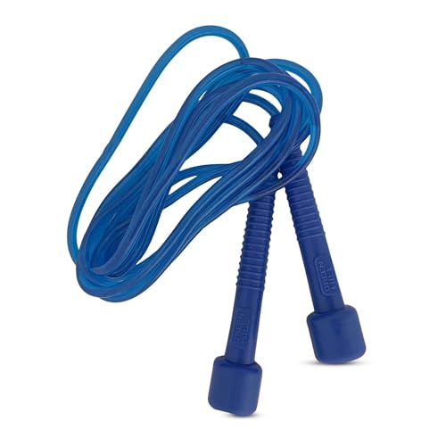Green Hill Jump Rope for Youth & Adults – Adjustable Nylon Jumping Rope & Skipping Rope - Speed Rope for Fitness, Boxing, CrossFit, Gym & Home Workouts - color: Blue