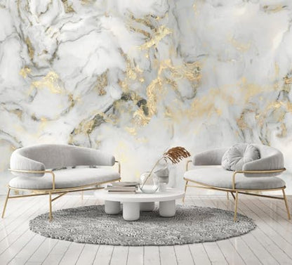 Abstract Marble Background Wall Mural Wallpaper Peel and Stick for Living Room Office 137"x100" - color: ZZ-008, size: 137" x 100"