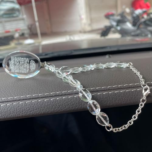 Muslim Islam Quran AYATUL KURSI Crystal Beads car Hanging car Pendant