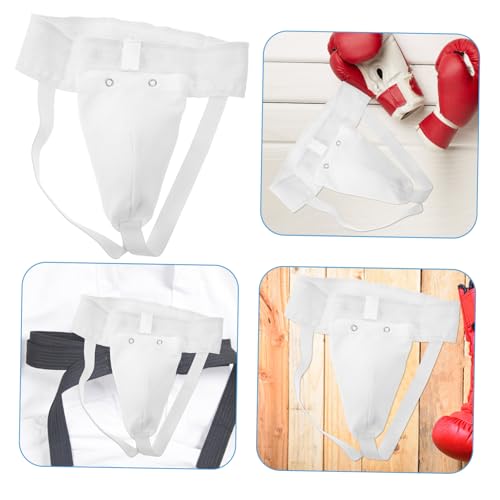 Breathable Groin Protector Guard Comfortable Crotch Guard for Boxing Taekwondo Karate Wear-Resistant Moisture-Wicking for Outdoor Sports Fitness Activities