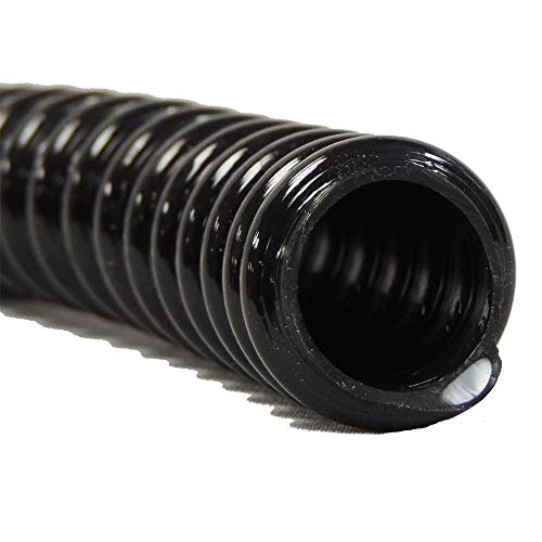 HydroMaxx® Non Kink, Corrugated, Flexible PVC Water Garden Hose and Pond Tubing. Thick Wall. US/UL Sizing (1 1/4" Dia x 100 ft) - size: 1 1/4" Dia x 100 ft