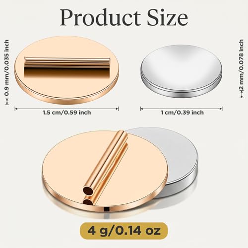 Mini Magnetic Pin Brooch Converters - color: Gold