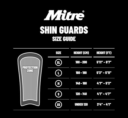 Mitre Unisex Soccer Shin Guards - color: Aircell Carbon Black/Red, size: Small