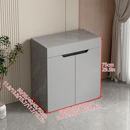 Aquarium Cabinet With Doors, Minimalist Fish Tank Stand, Waterproof and Wear-Resistant, Adjustable Shelves(60x40cm/23.6x15.7in) - size: 60x40cm/23.6x15.7in