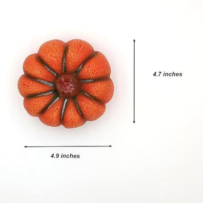 Shelltech Reptile Hideout Resin Aquarium Decoration Pumpkin House for Small Fish,Shrimps,Frogs,Gecko, Spider (Mini Pumpkin)