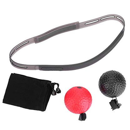 Demeras MMA Speed Training Ball Boxing Reflex Ball with Headband Upgraded Boxing Reflex Ball for Reflex Speed Training