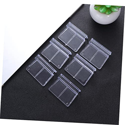 Happyyami 10pcs Acrylic Fish Tank Cover Holder Bracket for Support Practical Aquarium Rack for Fish Tank and Stability