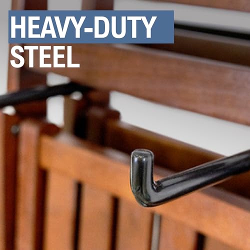 StoreYourBoard Chair Storage Rack Single – Heavy Duty Folding Chair Rack for Garage Organization, Holds 50 lbs, Chair Hangers for Folding, Patio, Beach & Camping Chairs - style: Single
