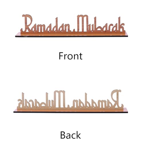 Ramadan Centerpieces Decorations,Eid Mubarak Table Decor,Happy Ramadan Kareem Signs,Detachable Tabletop Party Supplies
