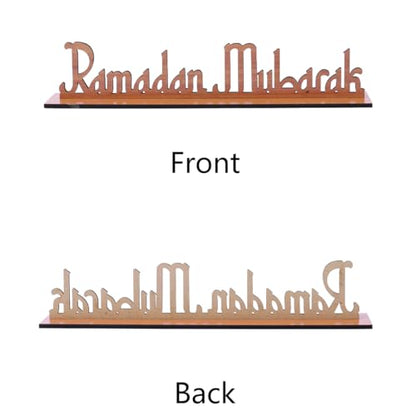 Ramadan Centerpieces Decorations,Eid Mubarak Table Decor,Happy Ramadan Kareem Signs,Detachable Tabletop Party Supplies