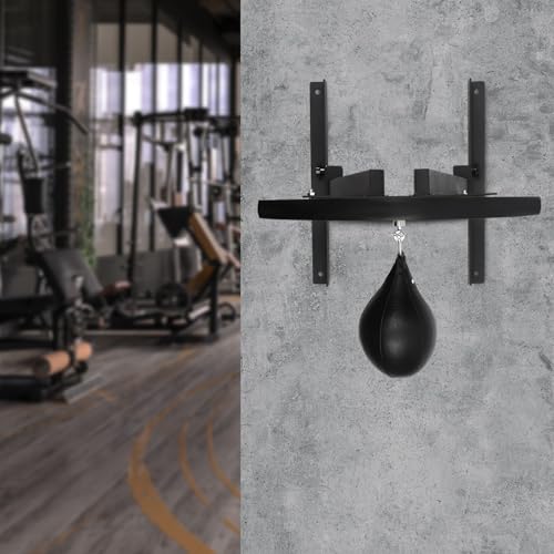 Speed Bag Platform Kit, Heavy Duty Hanging Swivel Workout Speedball Kicking with Adjustable Height, for Home Fitness, Suitable for Boxing and Fitness Enthusiasts