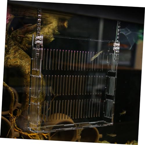 TOYANDONA Hanging Fish Breeding Box for Betta Fish Tank with Divider Easy to Clean Isolation Tank Increases Survival Rate Aquarium
