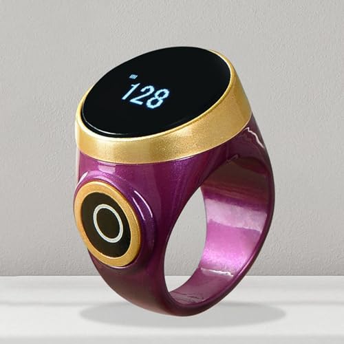 Tasbih Counter Zikr Rings, Smart Tasbeeh, Electronic Digital Tasbih Rings, Finger for Muslims, Prayer, Reminder, Home - color: emerald