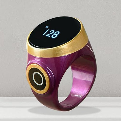 Tasbih Counter Zikr Rings, Smart Tasbeeh, Electronic Digital Tasbih Rings, Finger for Muslims, Prayer, Reminder, Home - color: emerald