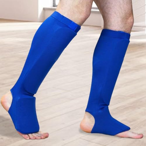 Shin Guards for Arts and Sports - color: Blue Color L