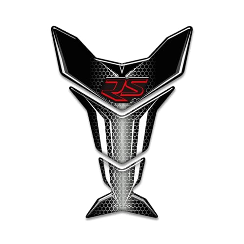 Motorcycle 3D Tank Pad Compatible with Triumph Street Triple Daytona 675 765R RS Stickers Gas Kit Knee Fish Bone Tank Pad Decals Fit for 675 765 R RS Stickers Decals Tank Protection Waterproof (A-12) - color: A-12