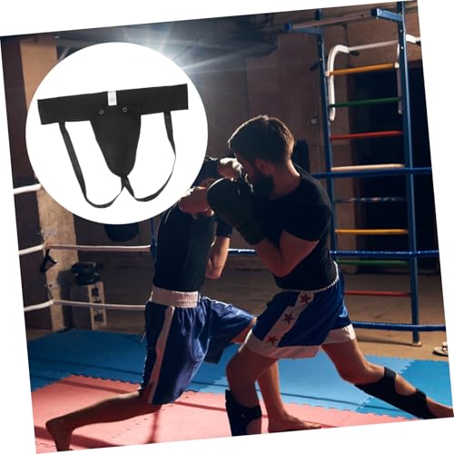 Mipcase Professional Breathable Groin Guard for Men Reusable Crotch Protector with Air-Permeable Material Comfortable Training Accessory for Boxing Taekwondo MMA Kickboxing and Outdoor