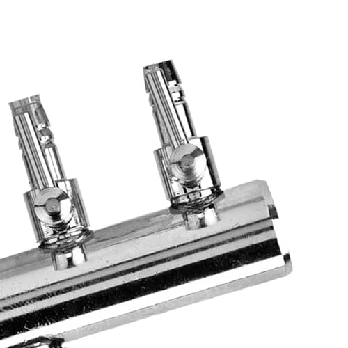Aquarium Air Valve, Air Splitter Aquarium Tubing Connectors, Steel Aquarium Air Pump Accessories, Aquarium Aalve Aplitter for Fish Tank Air Pumps (8 to 4mm Four-Hole Splitter Head) - size: 8 to 4mm four-hole splitter head