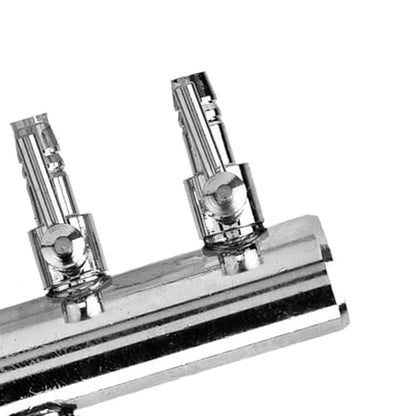 Aquarium Air Valve, Air Splitter Aquarium Tubing Connectors, Steel Aquarium Air Pump Accessories, Aquarium Aalve Aplitter for Fish Tank Air Pumps (8 to 4mm Four-Hole Splitter Head) - size: 8 to 4mm four-hole splitter head