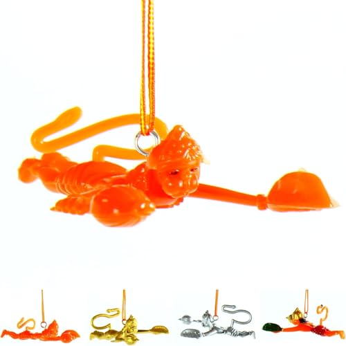 Idol Car Mirror Hanging, Wall and Door Hanging (Pack of 1 (Orange)) - size: Pack of 1 (Orange)