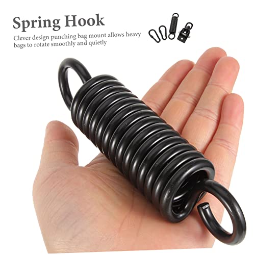 VICASKY Stainless Steel Heavy Bag Mount Suspension Hook Set for Boxing Swing and Hammock Shock Absorbing Spring Design Heavy Duty Bracket for Outdoor and Home Gym