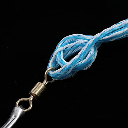Fish Cast Net American Saltwater Hand Throw Heavy Duty Zinc Sinker Weights for Bait Trap Fish 4/6/8Ft Radius - size: 6 FT