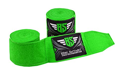 Boxing Hand Wraps 180" Wrist Bandages Fist Inner Gloves MMA,UFC, Muay Thai Pair - color: Green, size: 4.5m