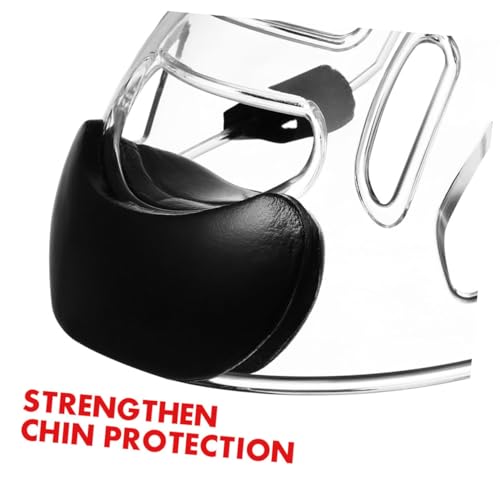 Hemoton 2pcs Taekwondo Face Protector Gear Detachable for Sparring Lightweight Martial Arts Headgear for Karate Training