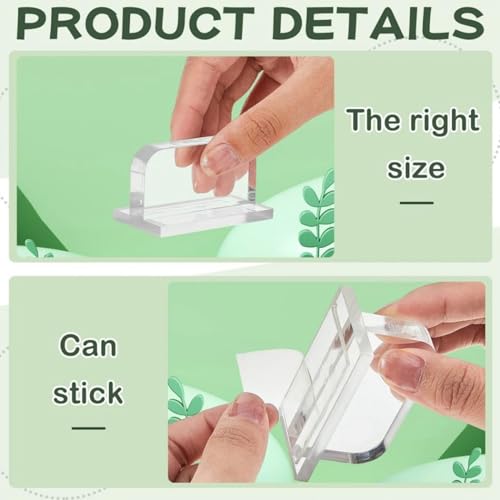 Acrylic Fish Tank Cover Handle, Durable Transparent Lid Pull Handle, 6Pcs - Secure Grip, Easy Replacement, Ideal for Aquarium and Glass Covers