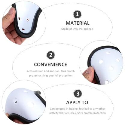 Cabilock 2Pcs Sports Groin Protector Cup Breathable Boxing Crotch Guard for Taekwondo MMA Athletic Groin Guard Protective Gear