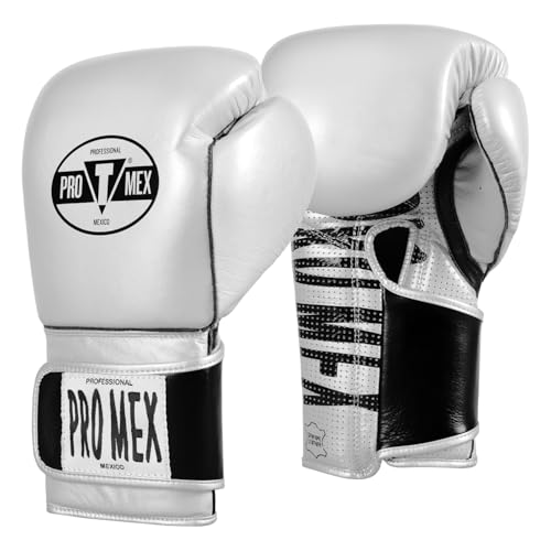 Title Boxing Pro Mex Professional Edge Training Boxing Gloves - color: Silver, size: 18 oz